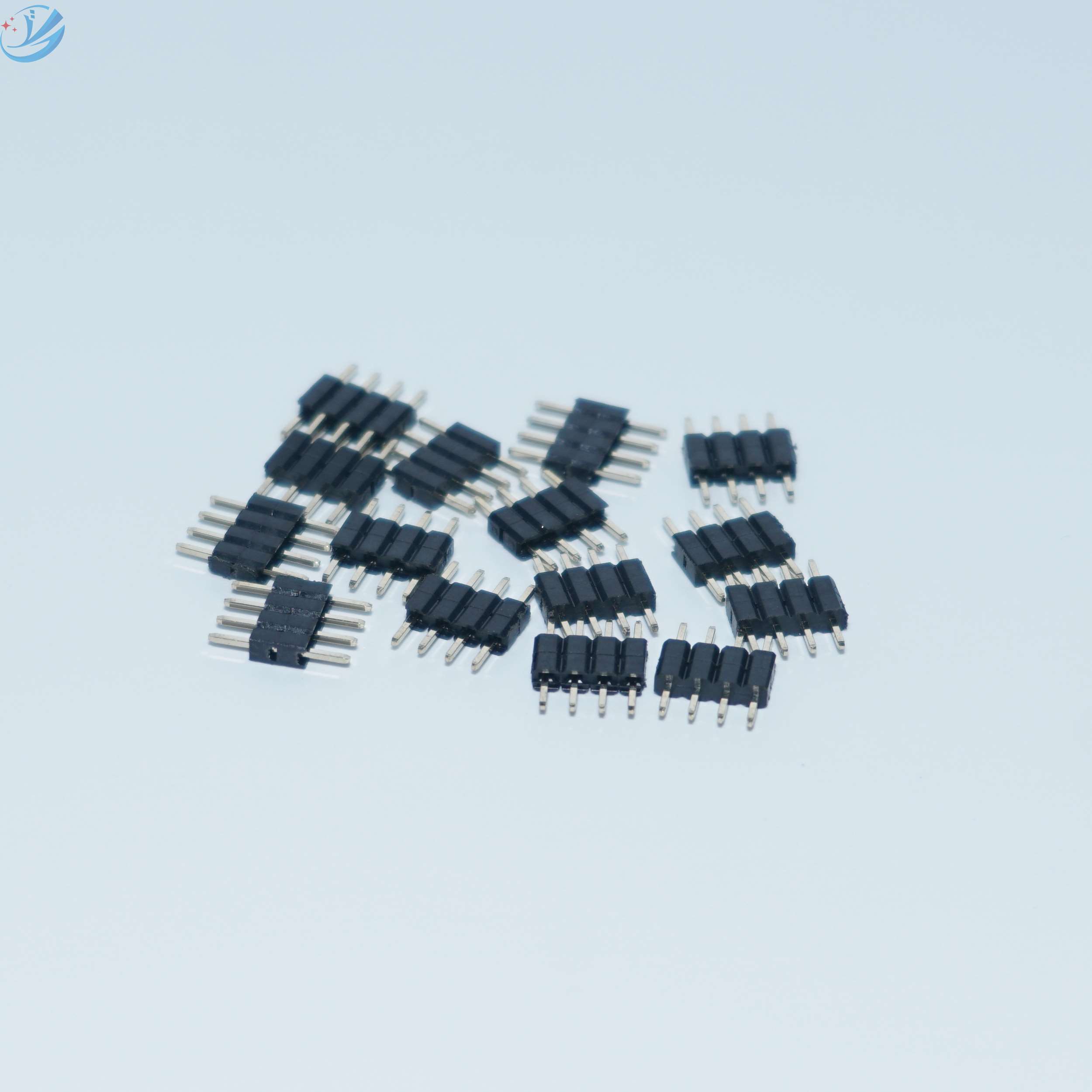 2.0 Pitch 4 Pin Single Row Male Header Lurus Lurus